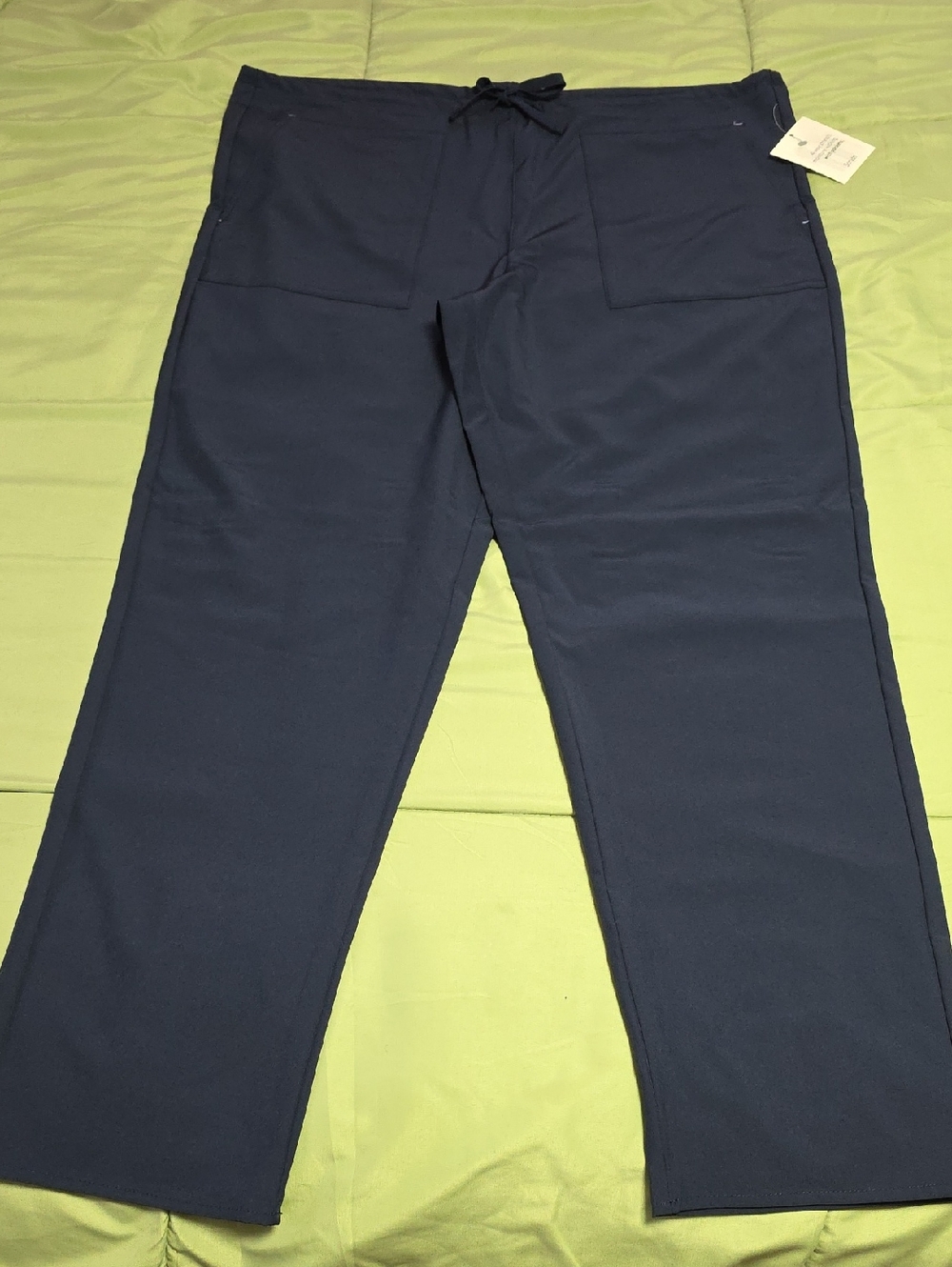 Women's Navy Blue Scrub Drawstring Pant